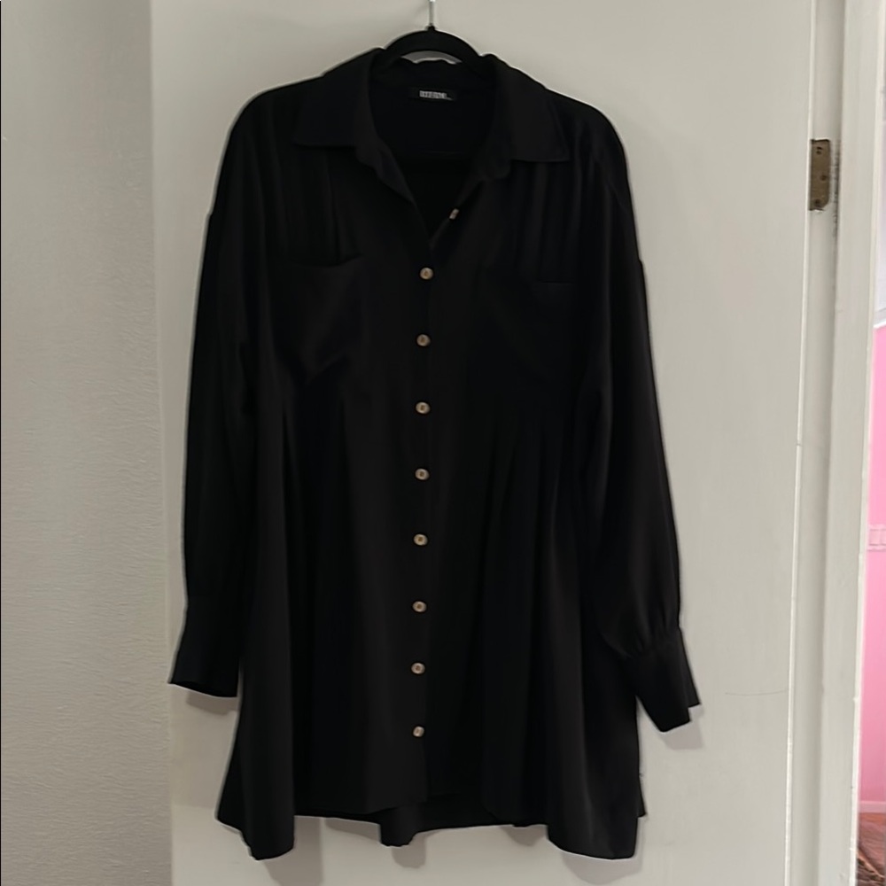 Black tunic dress